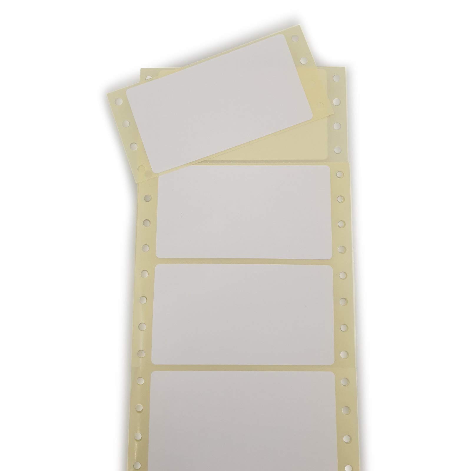 Endlosetiketten Computeretiketten Lochrandetiketten 88,9x48,8mm 3000 Stück endlos selbstklebend weiß