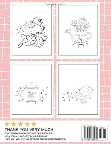 Spring Dot to Dot Activity Book For Kids: Welcome the season with vibrant dot-to-dot puzzles for kid