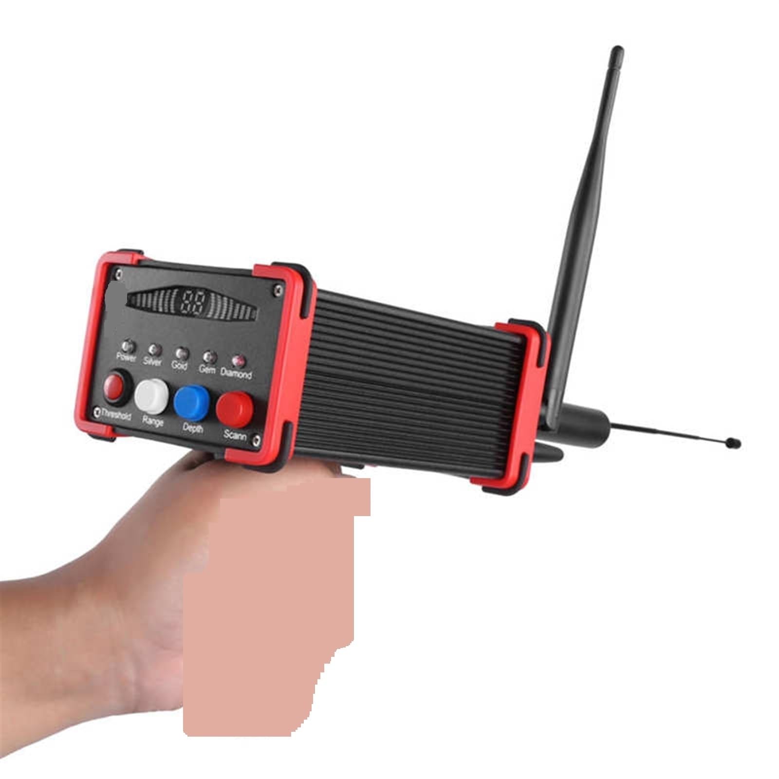 Metal Detector Sotterraneo For Grandi Aree A Lunga Distanza Rilevamento Di Oro E Argento Strumento Ricerca Rilevatore Rilevamento Sensibile Precisione