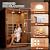 PABIMIA 2-Person Infrared Sauna, Smart App Control, WiFi & Bluetooth, Low EMF 1500W/120V LCD Heater, Indoor Home Sauna with Flame-Retardant Materials