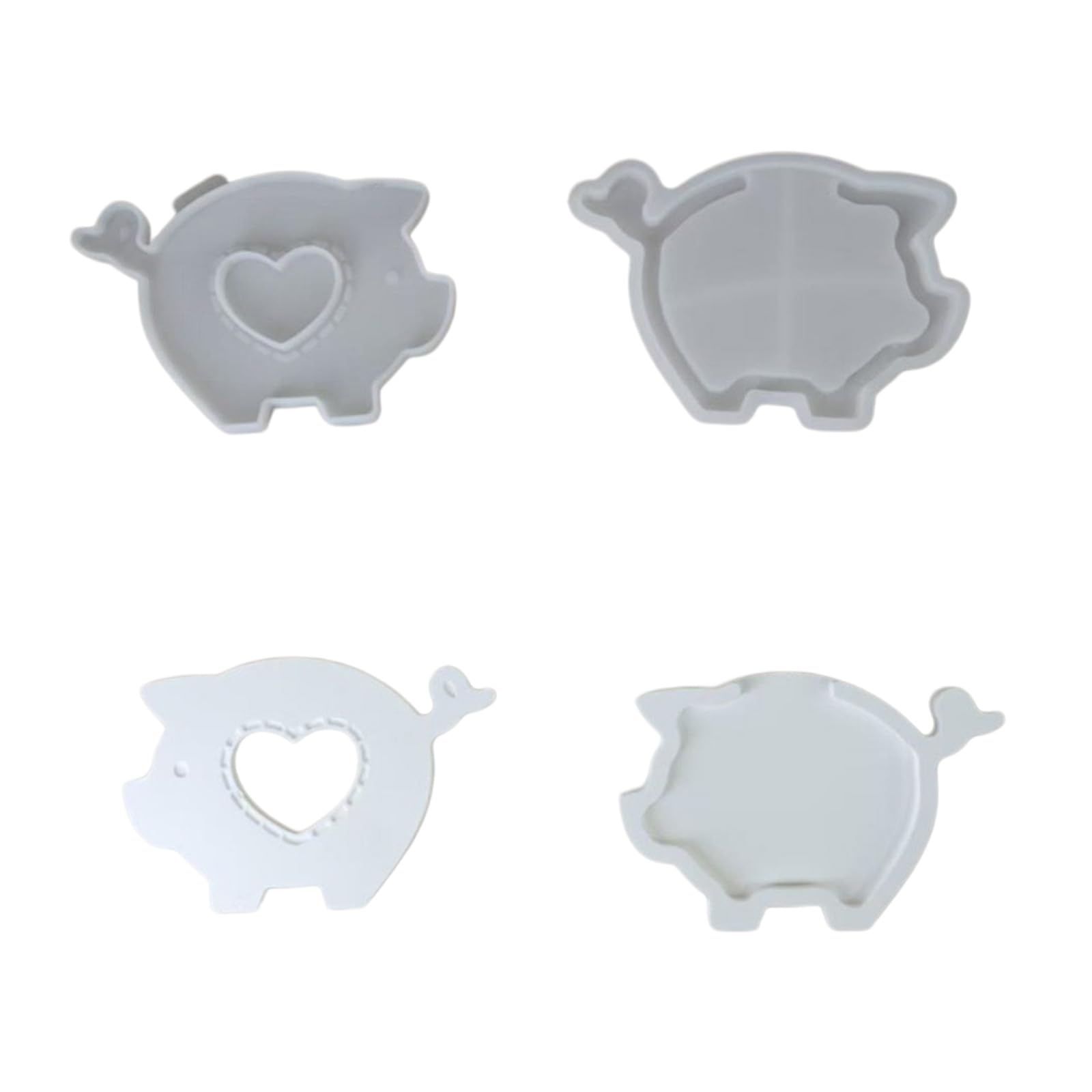 Msioytog Piggy Silicone for Creating Charm Home Decoration and Craft Activity Piggy Garden Decoration