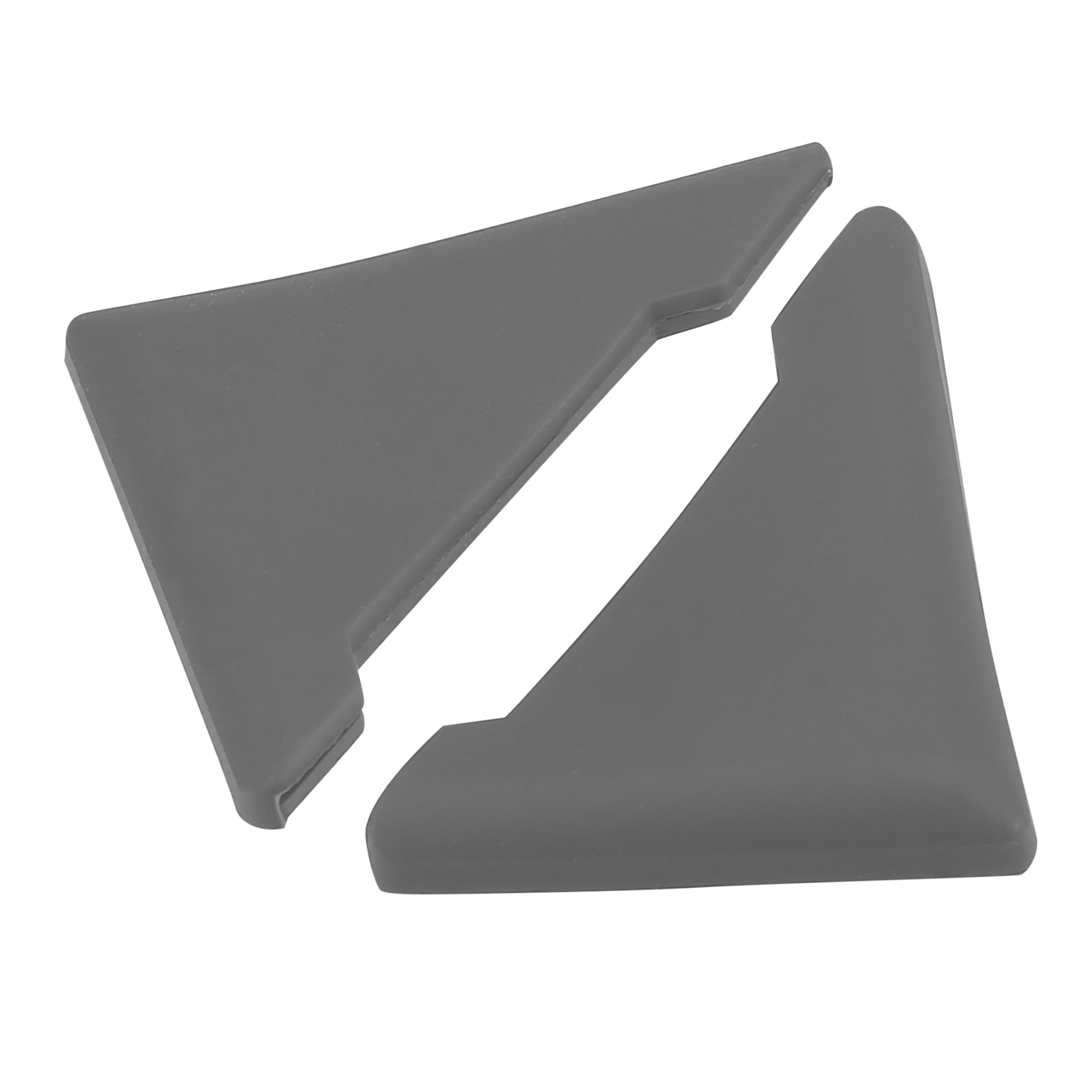 A ABSOPRO Car Door Corner Edge Guards Bumper Protector Gray (Set of 2)