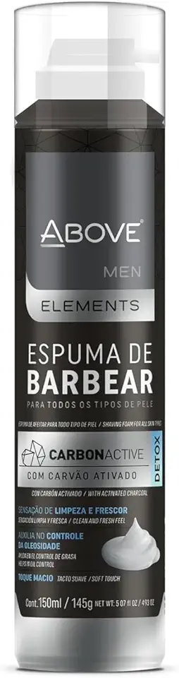 Above Espuma de Barba Carvão Ativado – 150ml