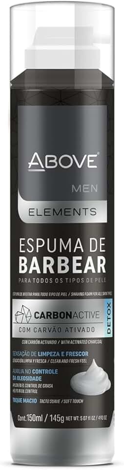 Above Espuma de Barba Carvão Ativado – 150ml