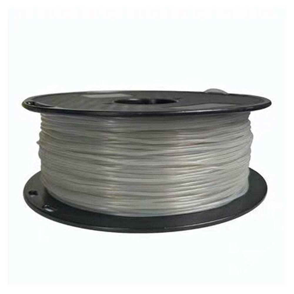 TPU 72D Filament, 1,75 mm, flexibles Filament, 3D-Drucker-Filament, 1 kg, Maßgenauigkeit +/- 0,02 mm, Schwarz-Transparent