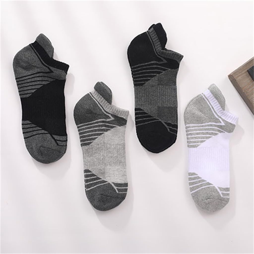 White Thickened Towel Bottom Running Socks Boat Socks Sports Socks