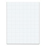 TOPS Cross Section Pad, 1 Pad, 5 Squares/Inch, Quadrille Rule, Letter Size, White, 50 Sheets/Pad, 1...