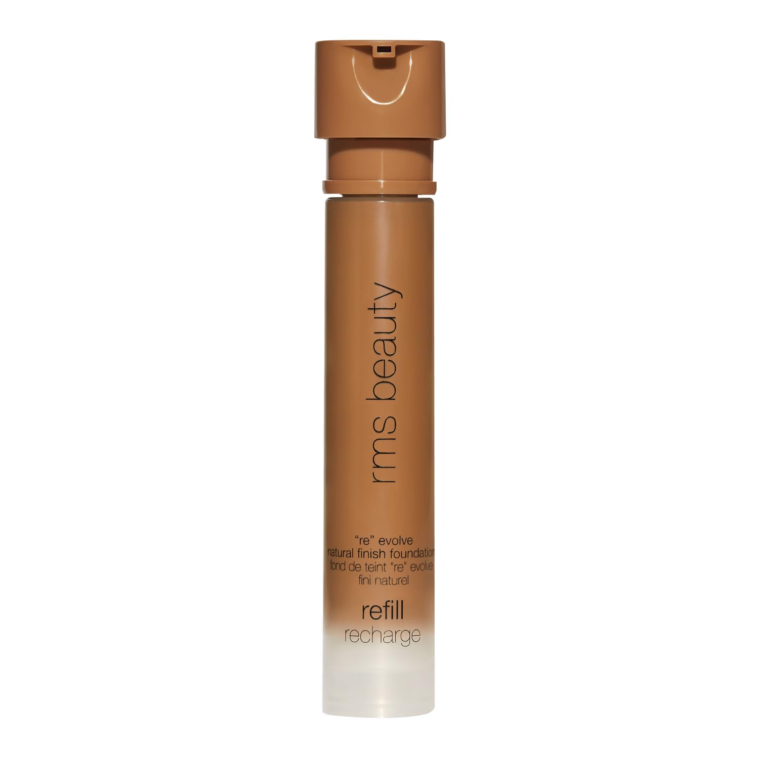 RMS Beauty ReEvolve Natural Finish Foundation – Liquid Foundation Face Makeup, Makeup Foundation Skin Tint, Refillable Foundation Pump Make Up