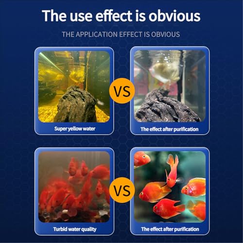 Cubes filtrants pour aquarium réutilisables contre les odeurs