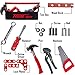 21 Piece Pretend Play Kids Construction Tool Set with a Tool Box Including Toy Construction Tools and Accessories