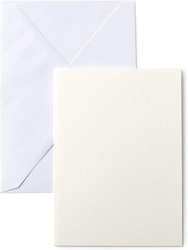 Miniatura 22 de Cricut Tarjetas de acuarela S40 con sobres, tarjetas de notas en blanco para proyectos creativos de bricolaje, invitaciones, tarjetas de cumpleaños