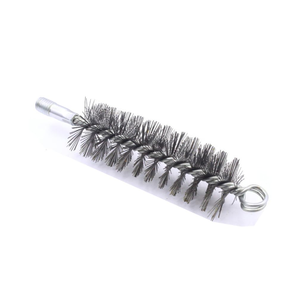 Cepillo de alambre cilíndrico de 40 mm, cepillo de alambre de acero, cepillo para tubo de chimenea, cepillo de chimenea, cepillo de chimenea, cepillo de chimenea, cepillo de caldera, cepillo de