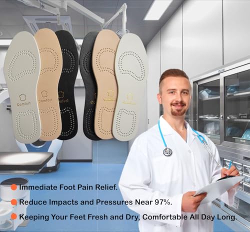 Plantillas de cuero para hombre Bellcon 3 pares miniatura 7