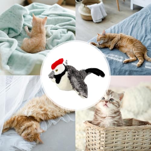 Jouet chat oiseau interactif qui imite le chant des oiseaux - 6