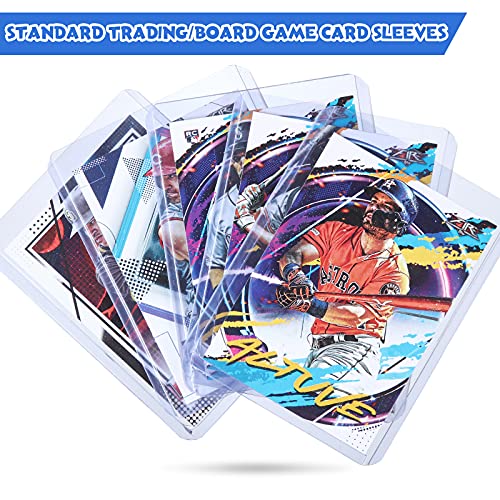 image for Tenare Hard Plastic Card Sleeves Collector Trading Card Sleeves Clear 