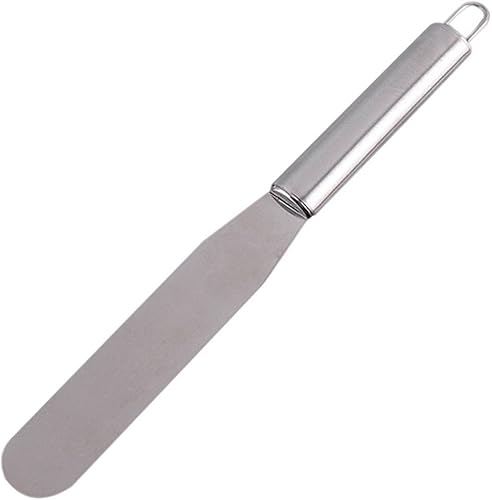 ECYC Espátulas rectas de 6 pulgadas para glaseado de acero inoxidable cuchillo de mantequilla pastel crema esparcidor fondant herramienta de
