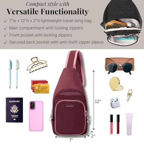 Image of Baggallini Securtex Anti-Theft Daytripper Sling