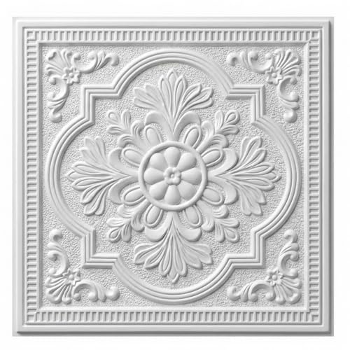 Carreaux de plafond en mousse 3D imperméables et auto-adhésifs
