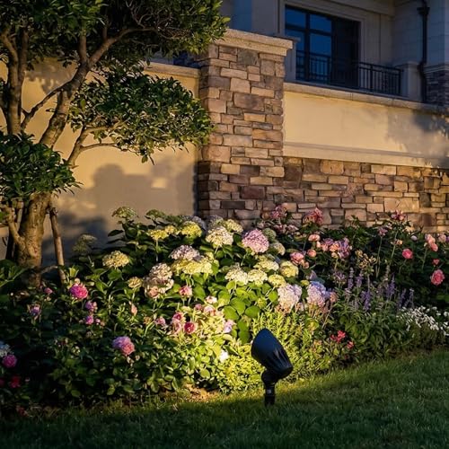 GOLDEN STAR Low Voltage Landscape Spotlights 12V 50W Halogen Black 6 Pack by GOLDEN STAR - Used condition - Image 8