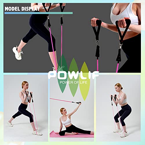 Powlif Pilates Bar Kit With Resistance Bands, Multifunctional Pilates Bar For Home Workout, Resistance Bands Set For Women & Men #TOP6