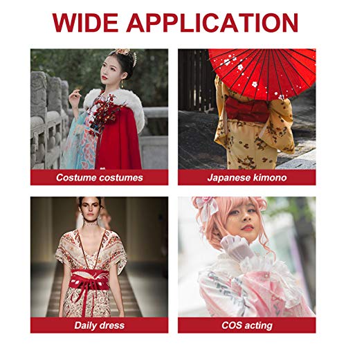 Lurrose Pearl Hair Clip 2pcs Japanese Geisha Hair Clips Chinese Vintage Tassel Hairpin Kimono Bride Hanfu Hair Accessory for Women Girls Wedding Hair Clips - Image 2