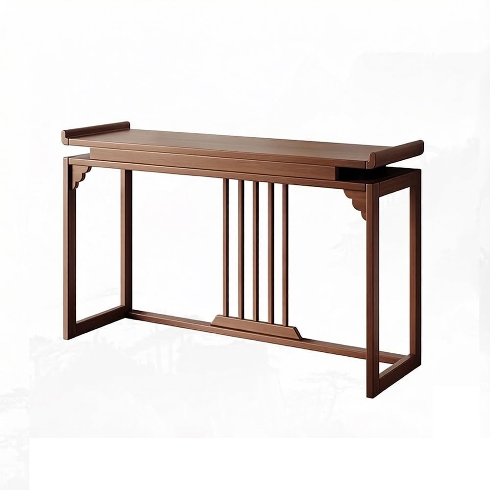 Tavola d'altare Cinese Tavolo consolle in Legno Credenza da Altare in Stile Zen(Grande)