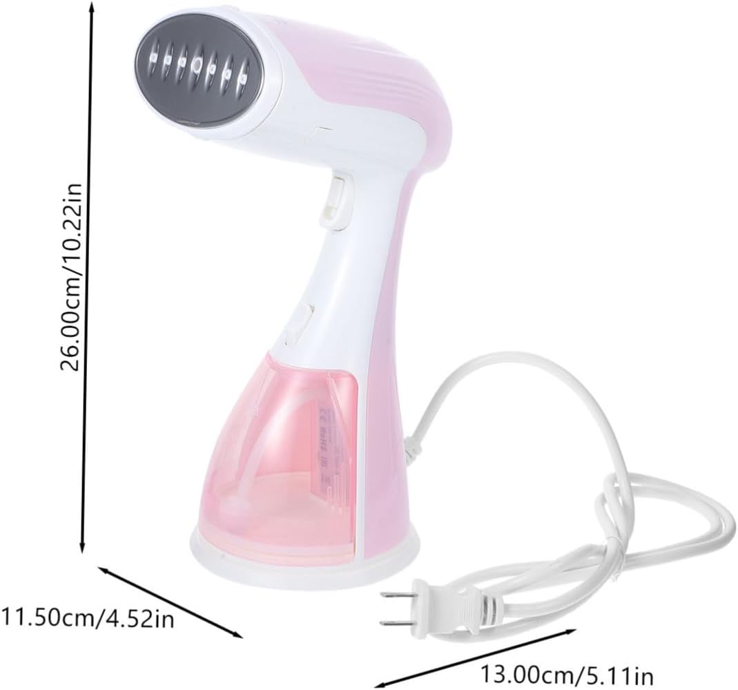 TOYANDONA Portable Travel Handheld Steam Iron Lightweight Garment Steamer Wrinkle Remover with Stainless Steel Abs Body No-leakage Design for Home Office Business Trips US Plug