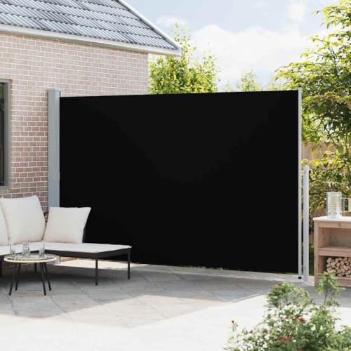 Store latéral extensible pour repas sur terrasse à l'abri du vent