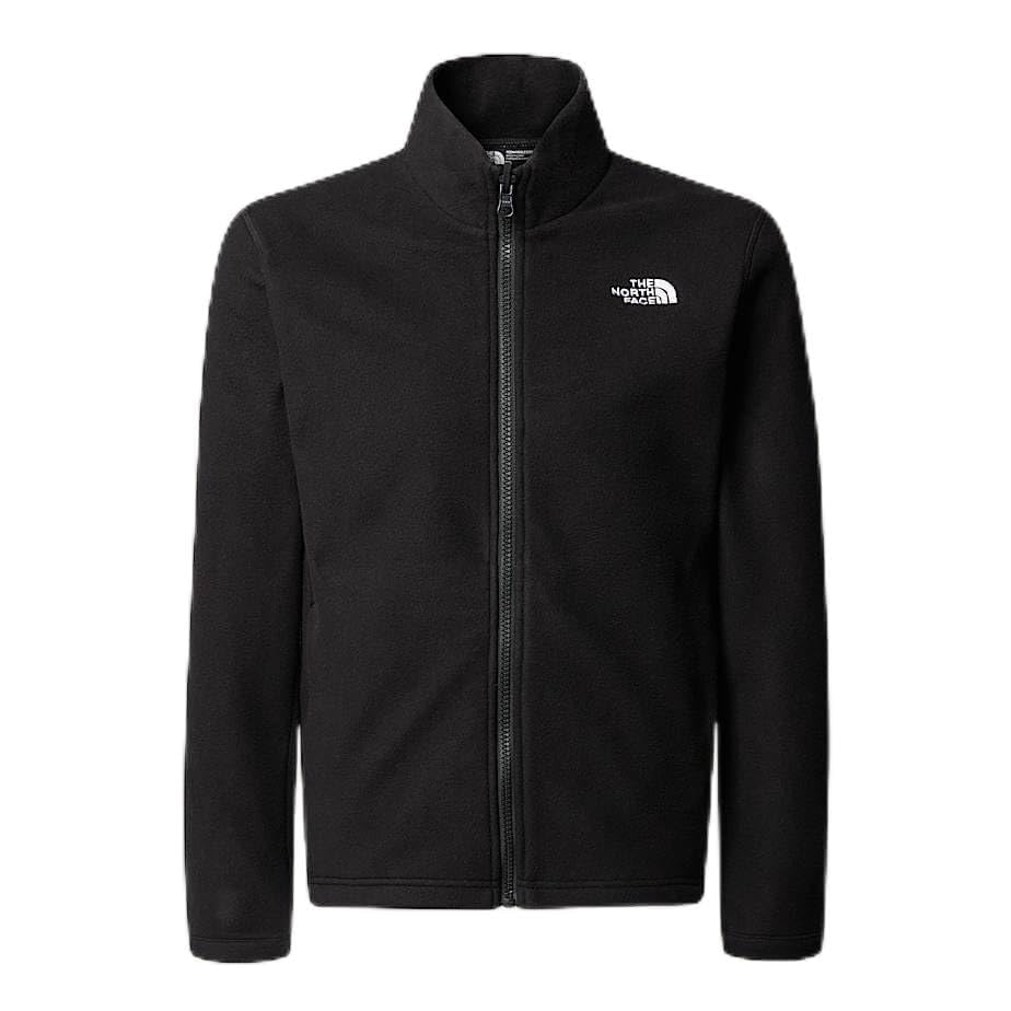 THE NORTH FACE NF0A89H6JK3 Teen Glacier Zip-IN Sweatshirt Unisex TNF Black Tamaño M