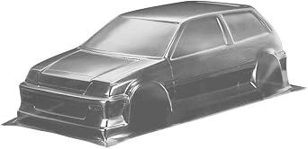T Tooyful 110 Scale M Car Shell, Wheelbase 210mm Transparent Unpainted Finished Body Shell 1/10 Scale On Road Car Accessories DIY Modification Parts