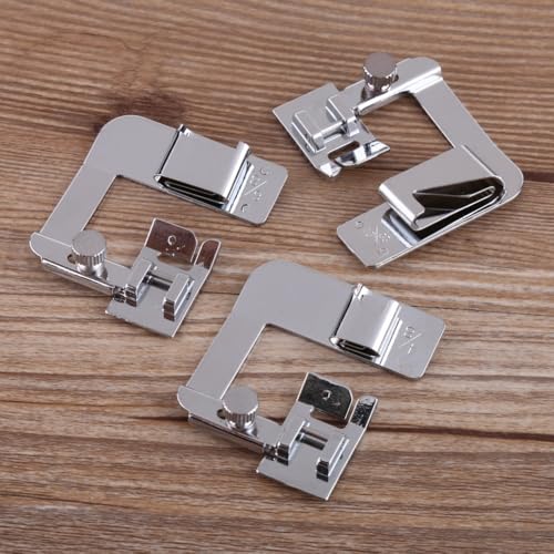 3 Piezas Pies Prensatelas de Aleación de Zinc para Máquina de Coser miniatura 7