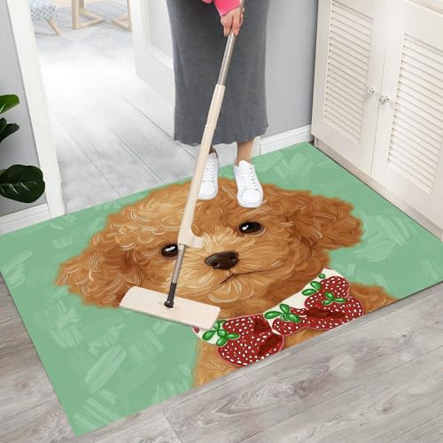 Tapis entrée intérieur antidérapant animaux mignons lavable - 7