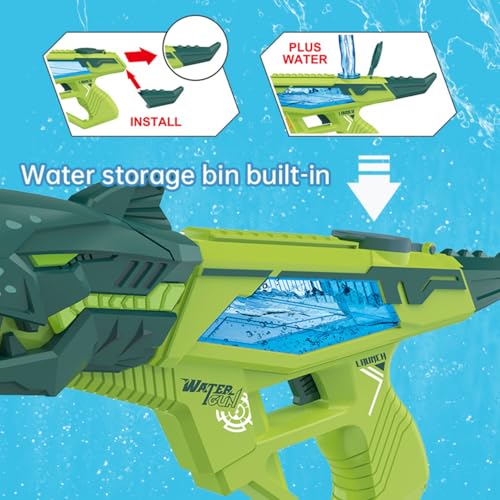 Image of Storio Electric Battery Operated Holi Pichkari Water Gun Toy for Kids| Upto 25-30Ft Shooting Range | High Pressure Mechanism Ideal Outdoor Toy for Pool & Beach Fun (Battery Not Included)
