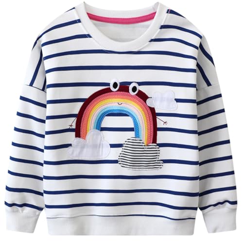 Image of Hongshilian Unisex Kids Cute Cartoon Cotton Sweater Shirt