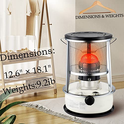 2 In 1 Kerosene Heater & Stove, Kerosene Heater For Indoor Use, 9000 Btu, Outdoor Camping Portable Kerosene Heater Camp Tent Heater For Ice Fishing, Hunting, Hiking, Survival Emergency & Patio #TOP2