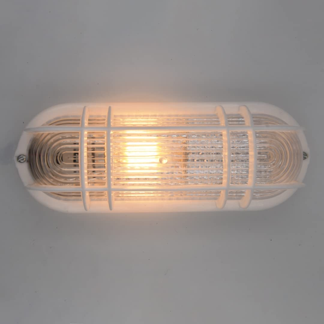 ZOREZA 18watt PVC Deluxe Bulkhead Light for Home/Garden/Balcony and Offices Indoor/Outdoor
