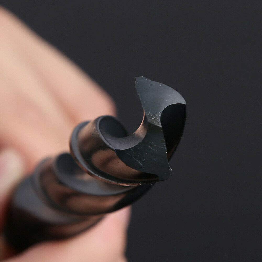 16.5mm HSS Forêt à queue réduite, foret à métaux laminé morceaux de pour perceuses couple hélicoïdale vers foret