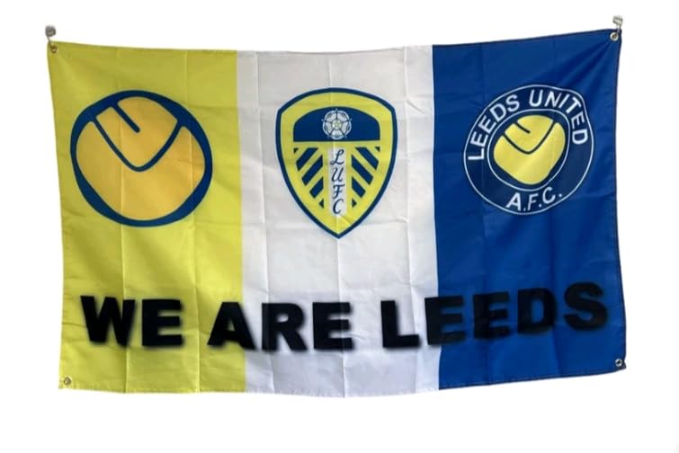 Real Madrid Leeds united flag 5 x 3