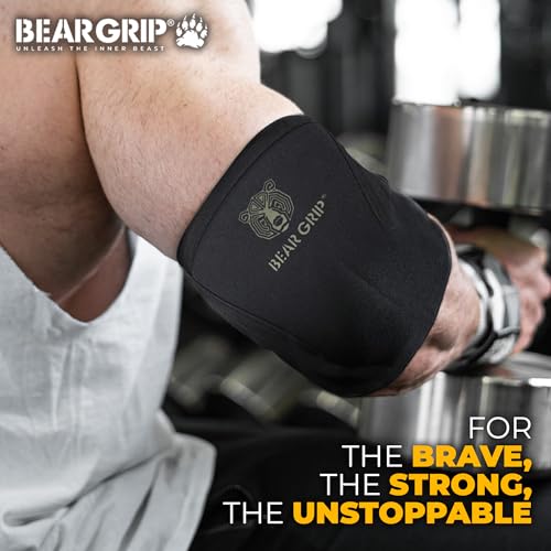 Coderas de compresión de 7mm BEAR GRIP para tus rutinas de gimnasio 4