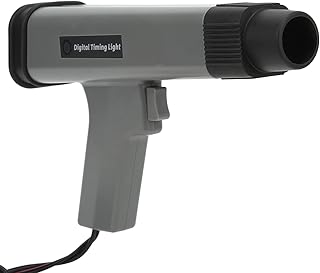 Luz de temporização de motor digital indutiva luz de temporização estroboscópica de 12 V, luz de ignição de motor para carro, motocicleta, marinha