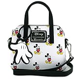 Loungefly x Mickey Print Micro Dome Crossbody Bag WDTB1287