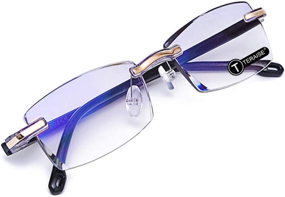 Men's rimless reading glasses