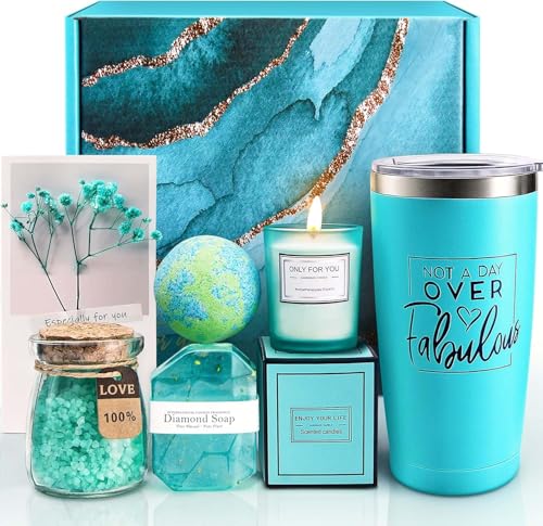 女性への誕生日プレゼント、リラクシングスパギフトバスケットセット、女性へのユニークなギフトアイデア、お母さん、姉妹、親友、妻への母の日のギフト、従業員の先生、看護師への感謝のギフト