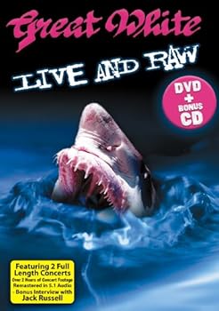 DVD Great White: Live & Raw Deluxe Book
