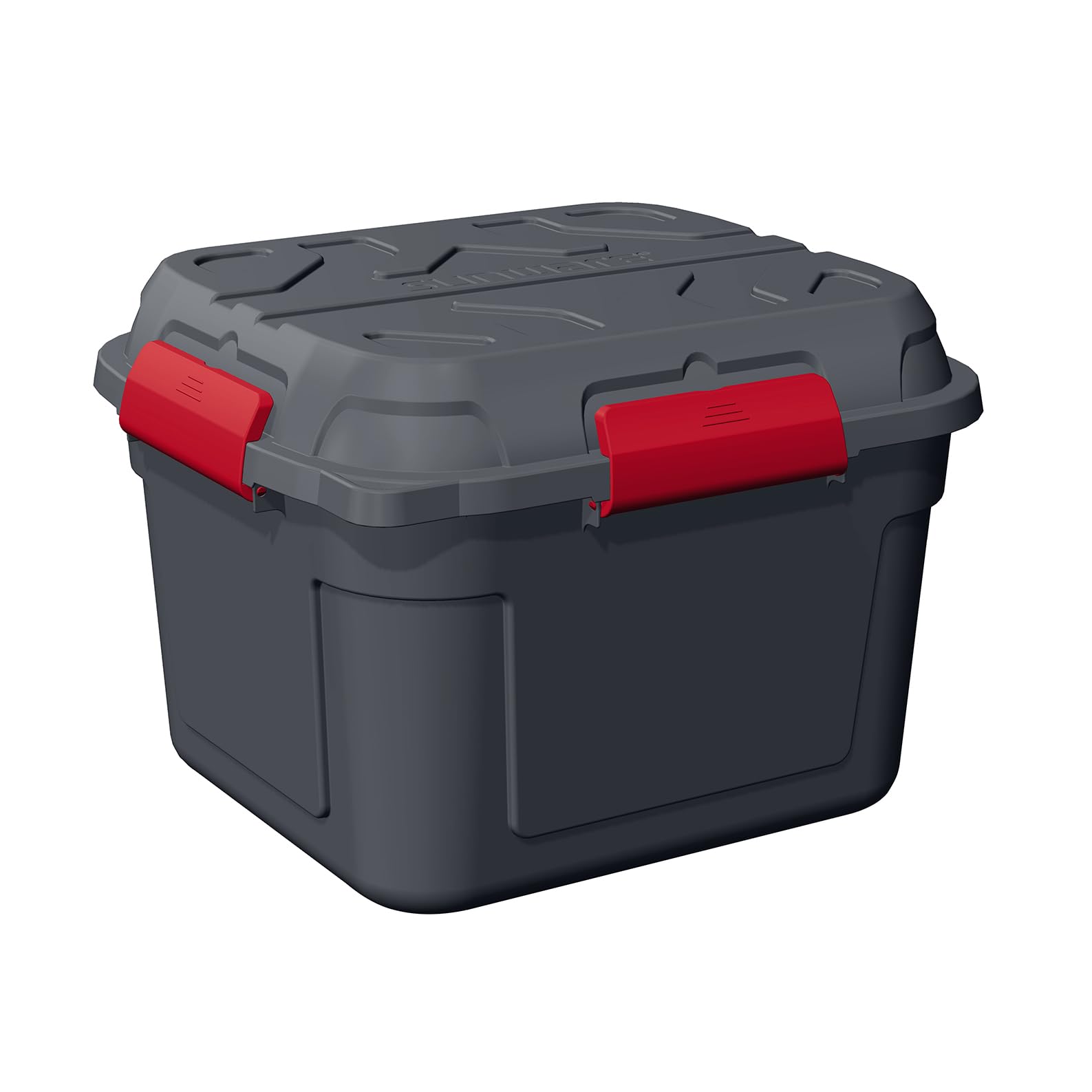 Sunware Q-line wasserdichte Aufbewahrungsbox 90L anthrazit rot Outdoor