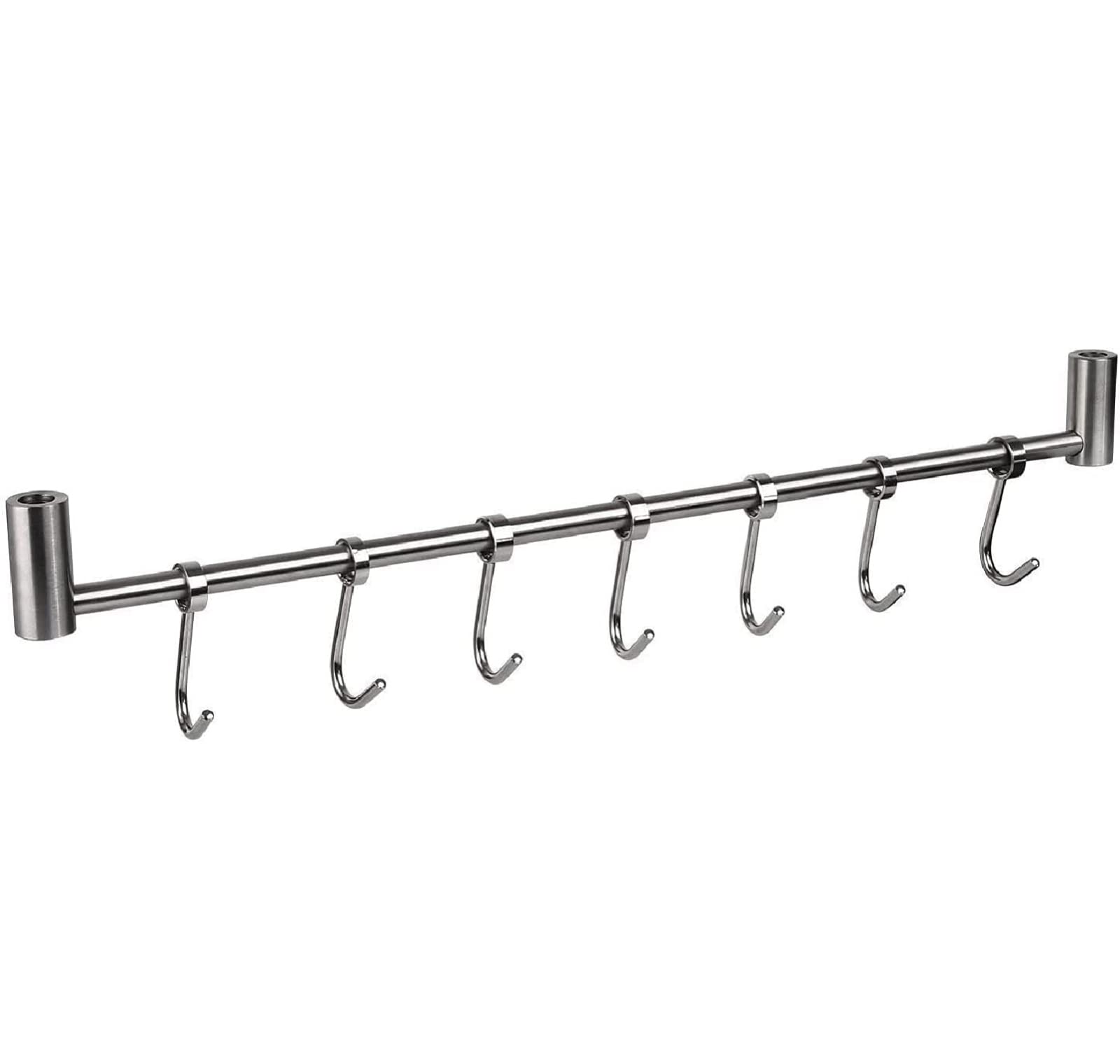 Rail À Ustensiles Sans Perceuse, Support À Ustensiles De Cuisine, Support Mural Pour Ustensiles De Cuisine, Ustensiles De Cuisine, Accessoires De Cuisine, Rangement De Salle De Bain, 7 Crochets