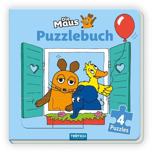 Trötsch Die Maus Puzzlebuch: Kinderbuch Beschäftigungsbuch Entdeckerbuch...