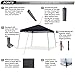ABCCANOPY Stable Pop up Outdoor Canopy Tent, Black