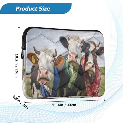 Funda para portátil Funny Cows Farmhouse 13-14 pulgadas miniatura 3