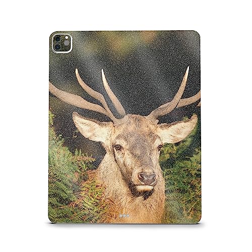 Image of MightySkins Carbon Fiber Skin Compatible with Apple iPad Pro 12.9 inch M2 6th Gen (2022) Full Wrap Kit - Morning Buck | Protective, Durable Textured Carbon Fiber Finish | Easy to Apply | Made in The USA